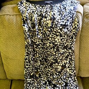 dress very nice and fresh grey beige and black